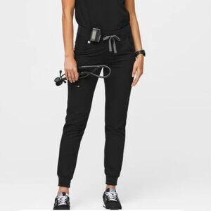 Figs Black technical joggers
